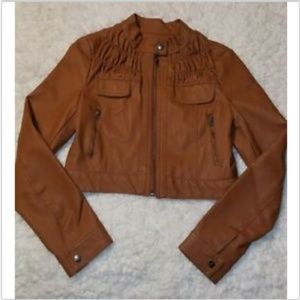 Miss London Jacket Brown Size M